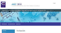 Desktop Screenshot of congresointernacionalanec.com